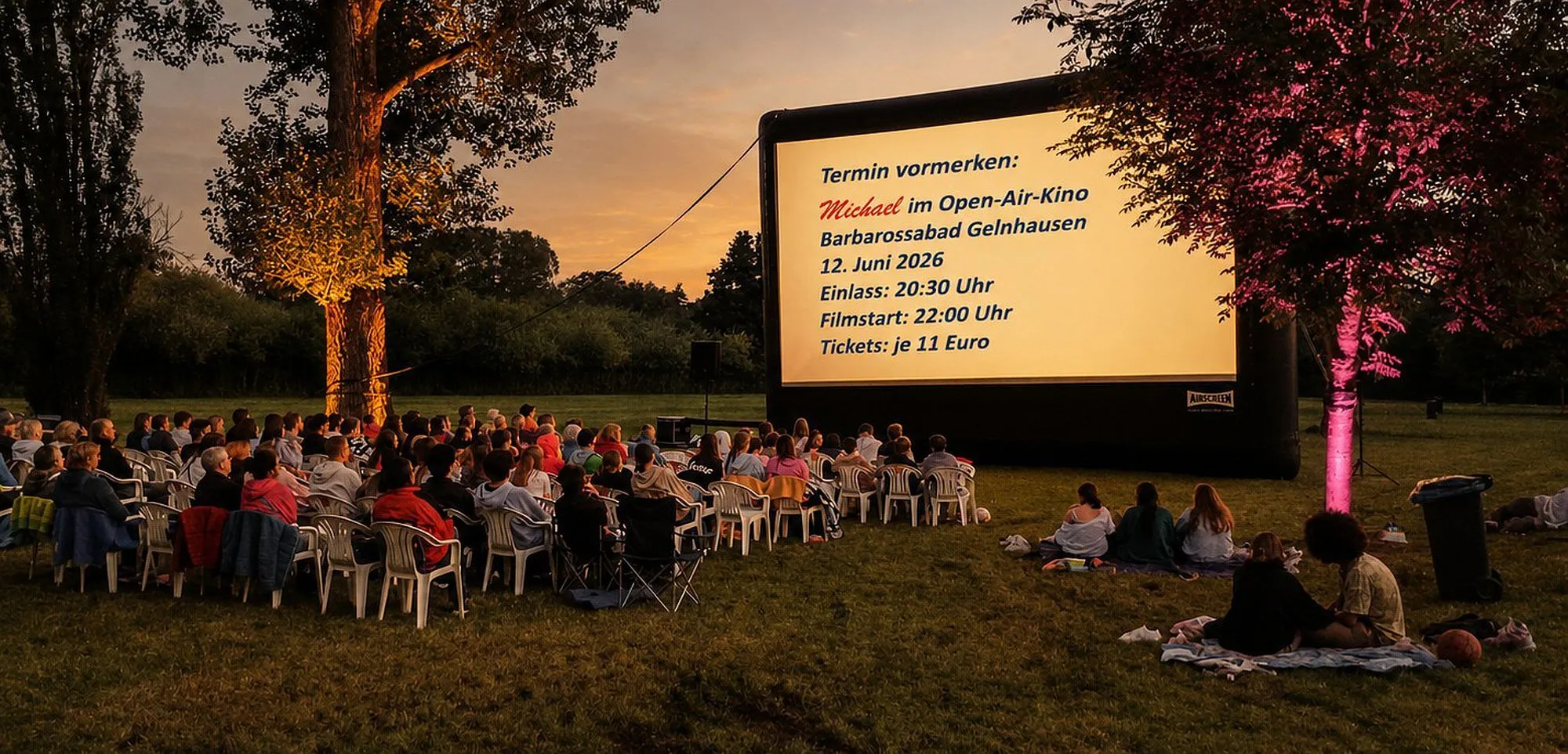 Open-Air-Kino: Der „King of Pop“ im Freibad