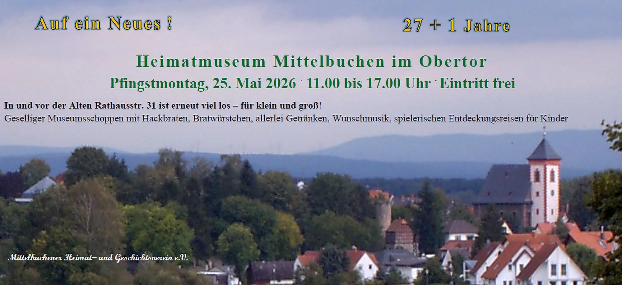 Museumsschoppen an Pfingstmontag in Mittelbuchen