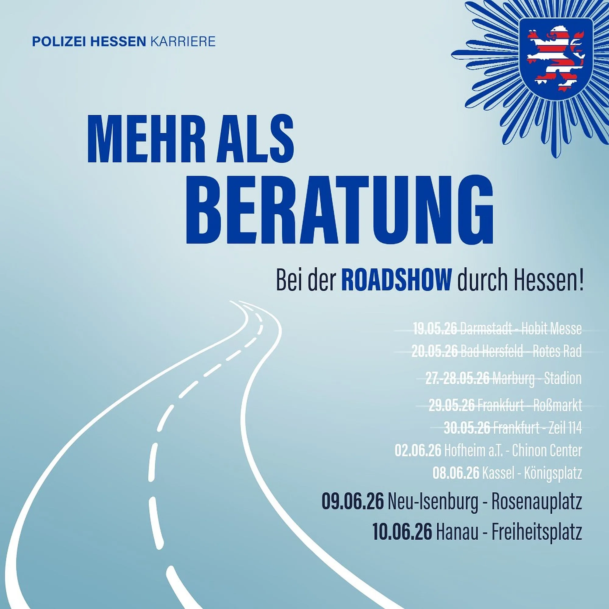 "Roadshow" der Polizei Hessen macht Halt in Südosthessen