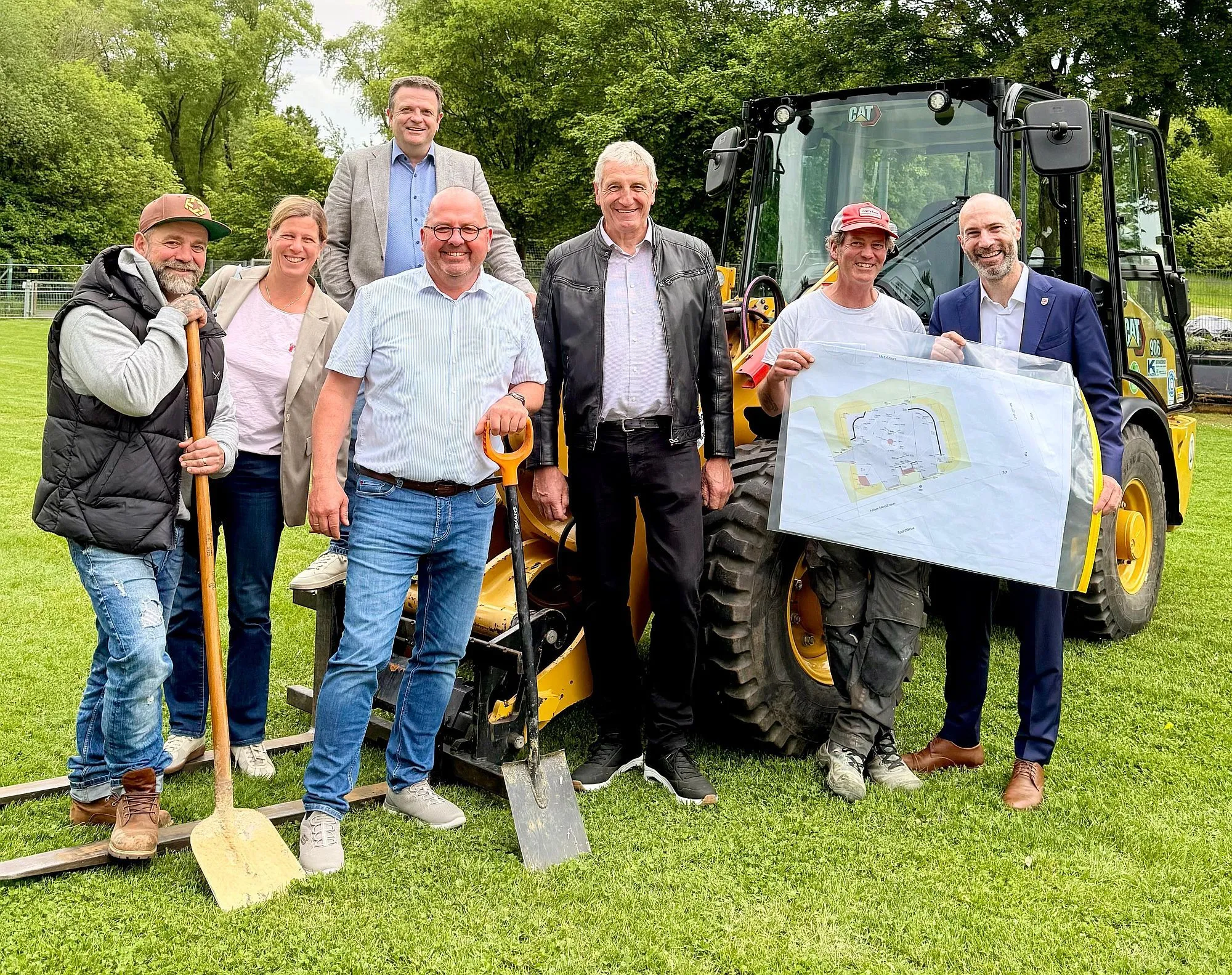 Skatepark Ostheim: Spatenstich für die Sport- und Freizeitanlage