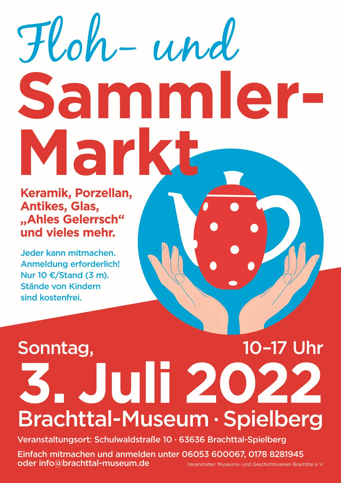 Flohmarkt und Sammlermarkt am 3. Juli 2022