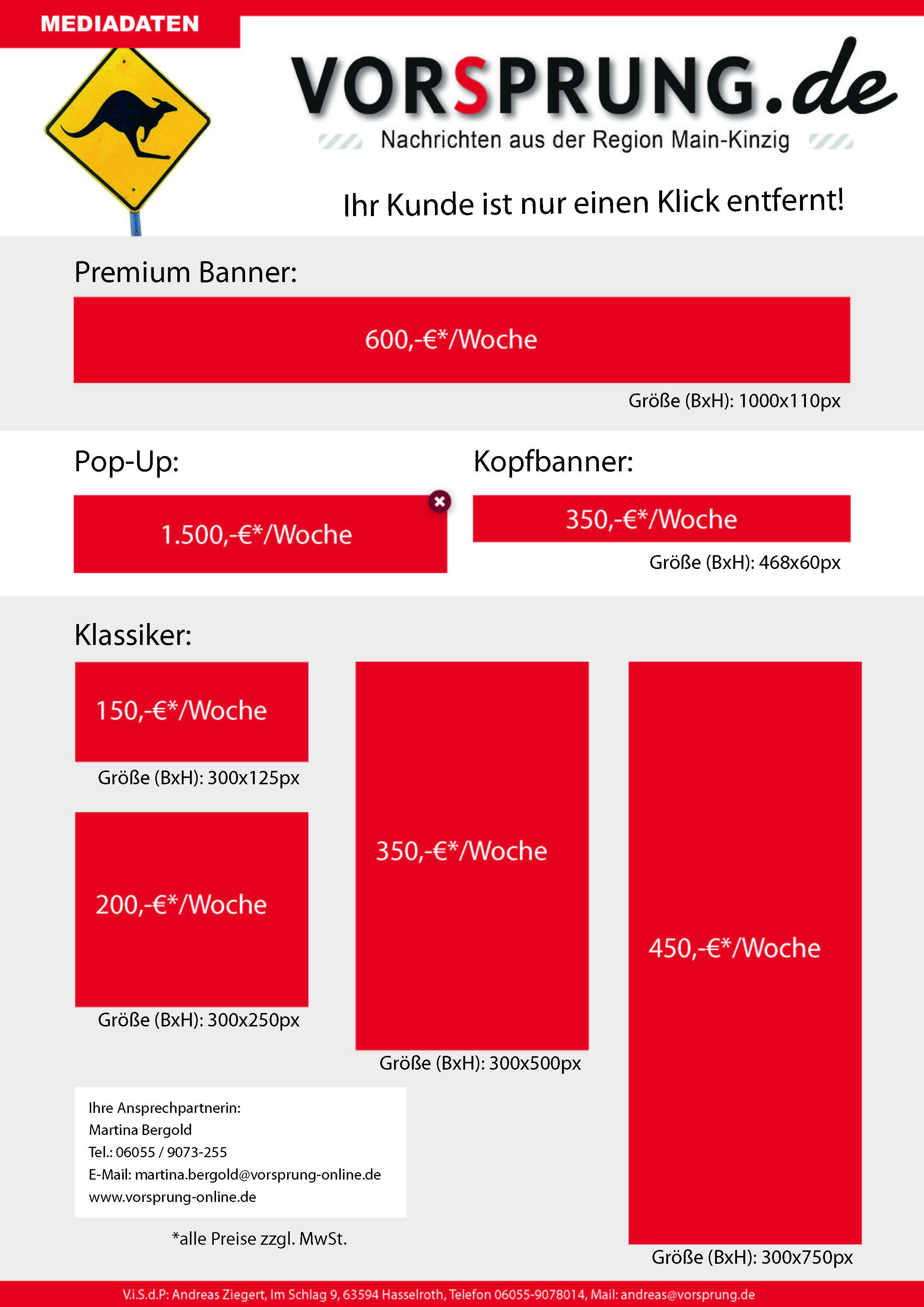 VORSPRUNG Mediadaten 2025