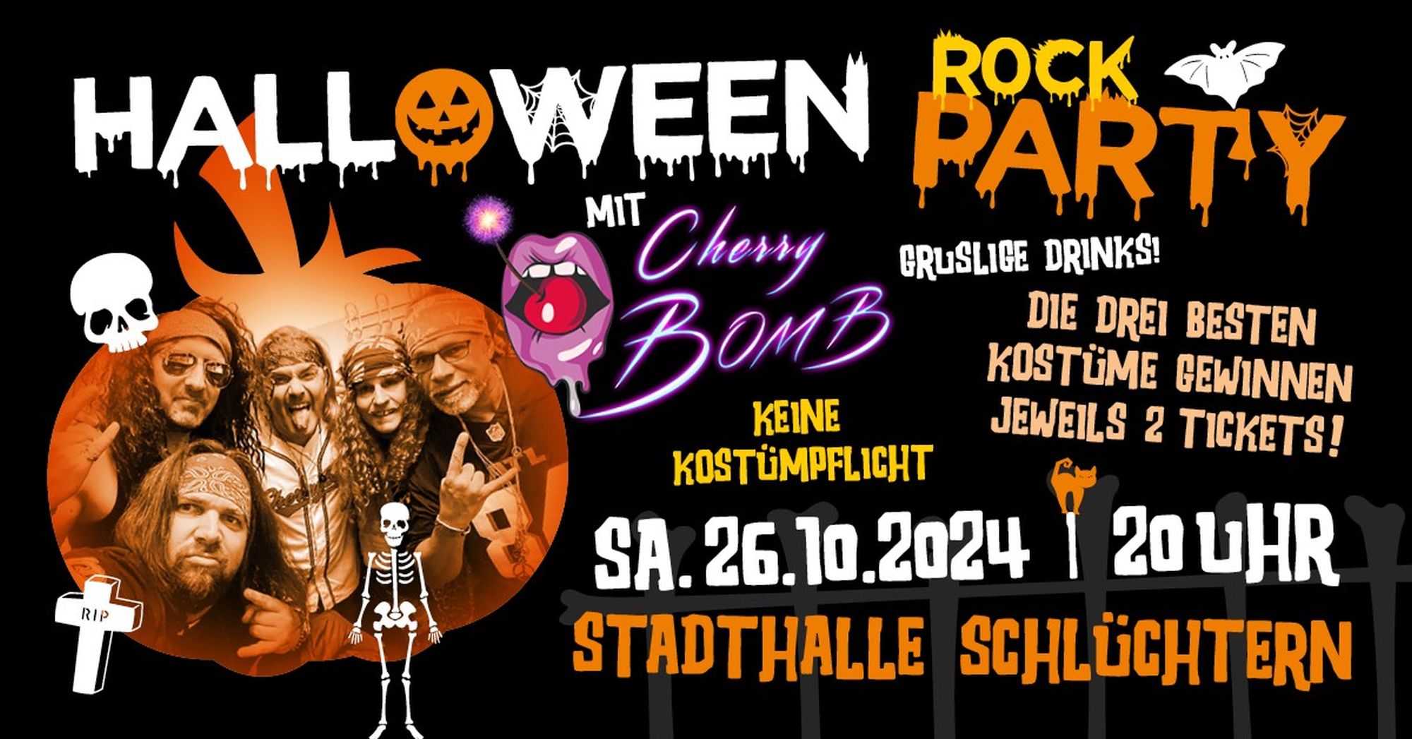 CHERRY BOMB - Halloween Rock Party