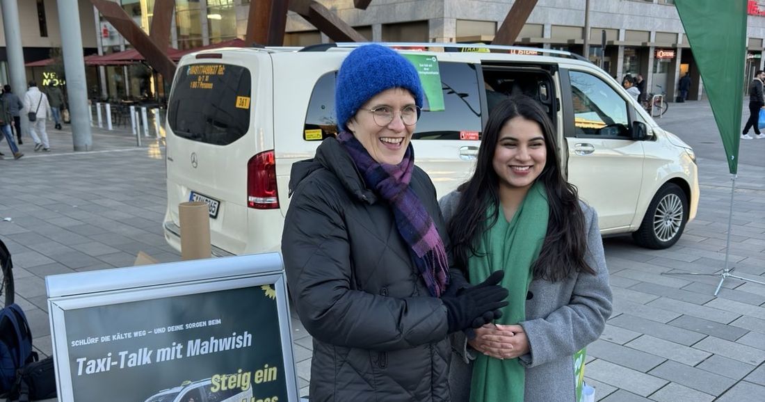 "Taxi-Talk mit Mahwish": Politik hautnah erleben