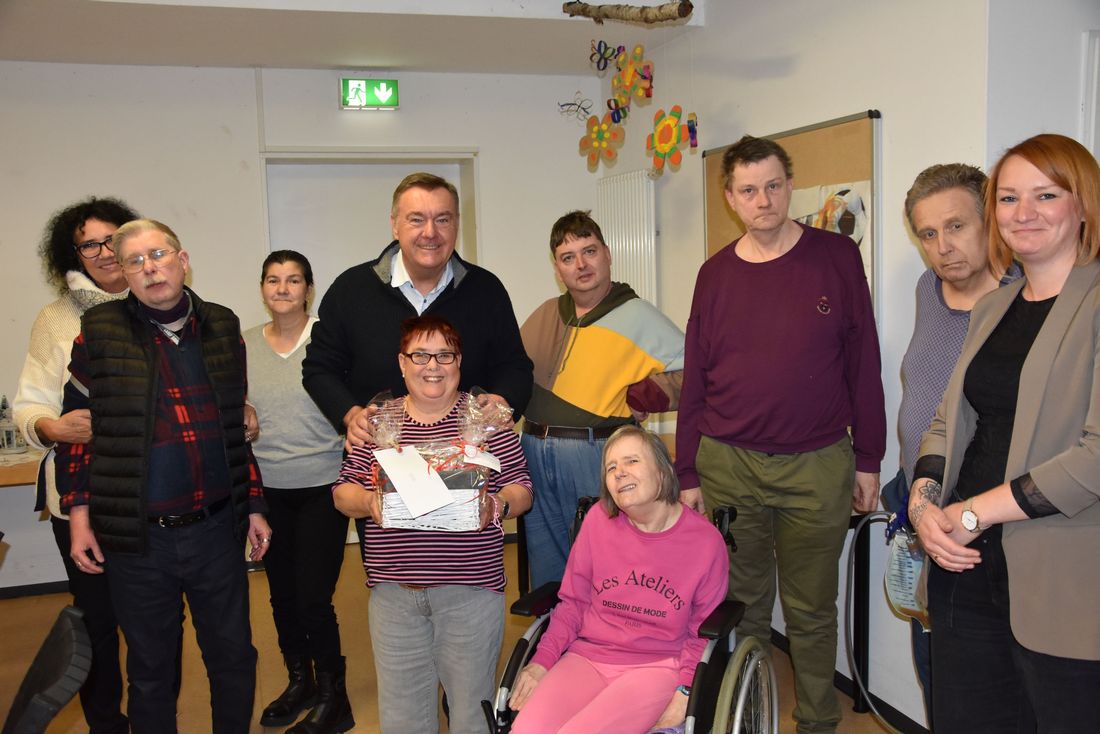 Schöne Tradition: OB Kaminsky besucht BWMK-Wohngruppen