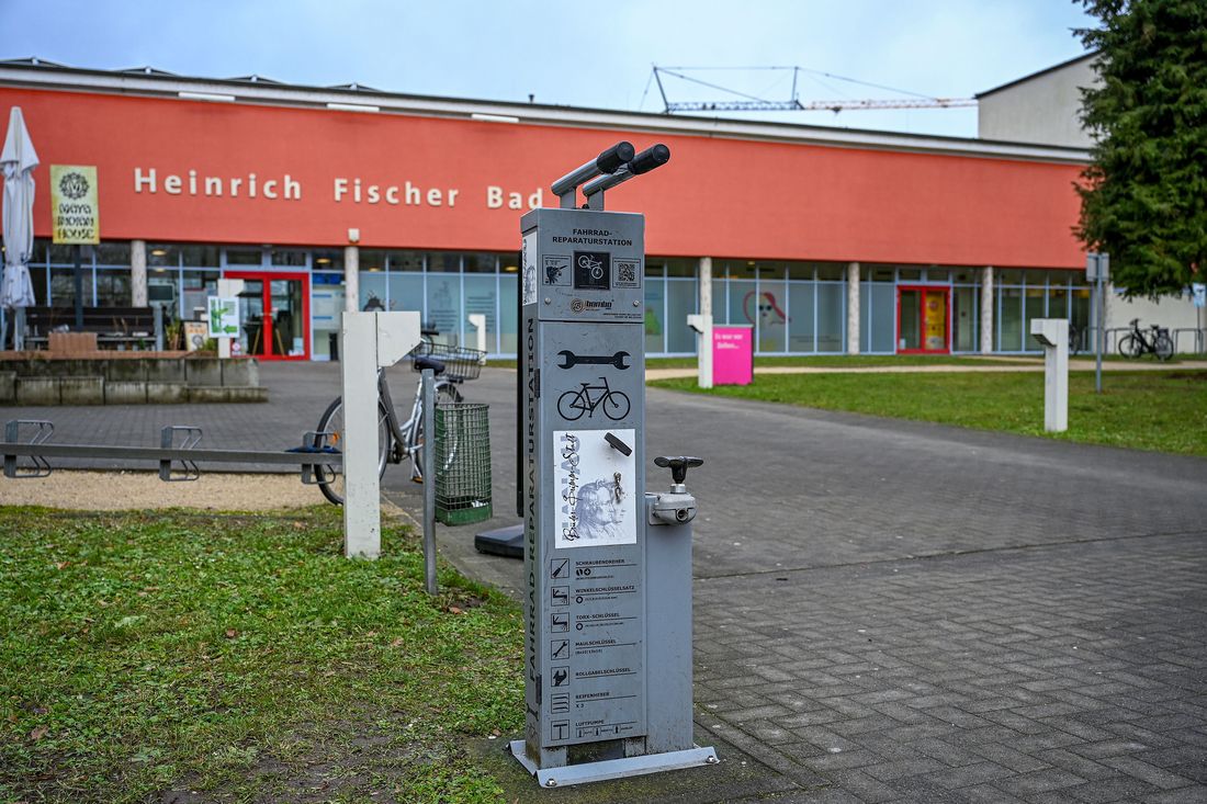 Hanau: Vandalismus an Reparatur-Stationen für Fahrräder
