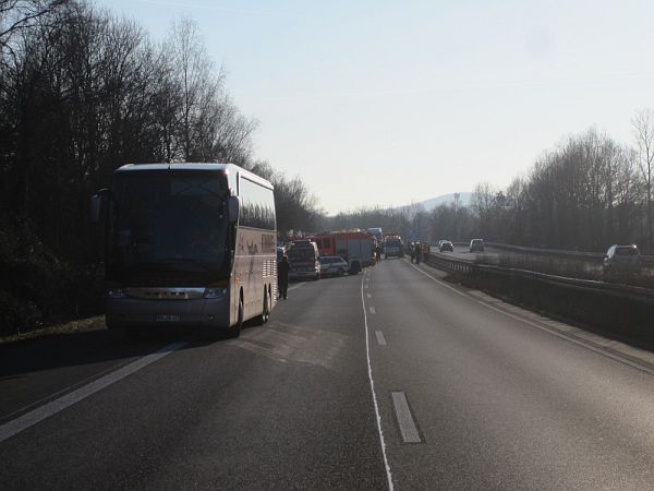 Schulbusunfall A66 2