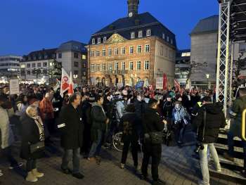  "Demo gegen rechts" in Hanau