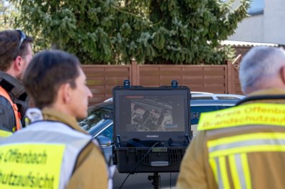 Dachstuhlbrand in Mühlheim am Main