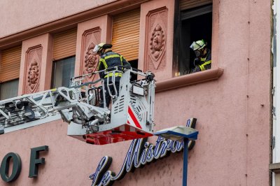 Zimmerbrand in Hotel