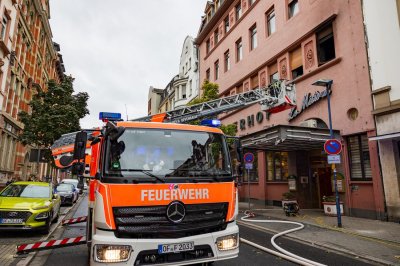 Zimmerbrand in Hotel