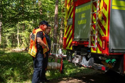 Brennender Holzpolter sorgt für größeren Einsatz