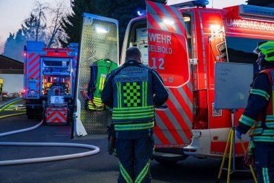 Dachstuhlbrand in Neuberg-Ravolzhausen