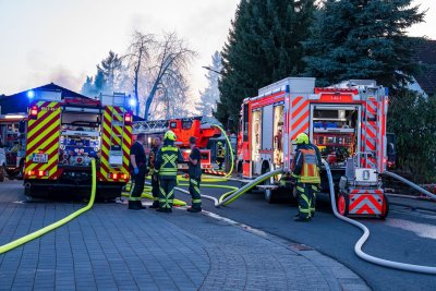 Dachstuhlbrand in Neuberg-Ravolzhausen