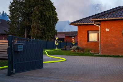 Dachstuhlbrand in Neuberg-Ravolzhausen