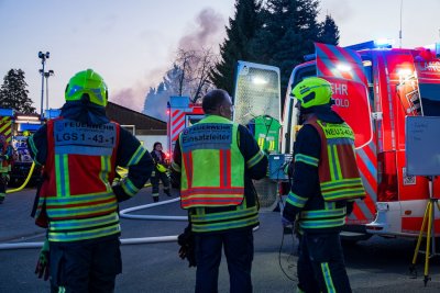 Dachstuhlbrand in Neuberg-Ravolzhausen