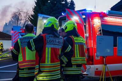 Dachstuhlbrand in Neuberg-Ravolzhausen