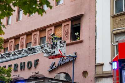 Zimmerbrand in Hotel