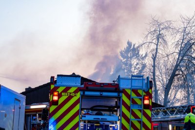 Dachstuhlbrand in Neuberg-Ravolzhausen
