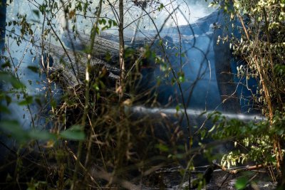 Brennender Holzpolter sorgt für größeren Einsatz