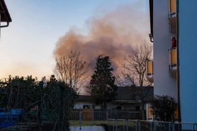 Dachstuhlbrand in Neuberg-Ravolzhausen