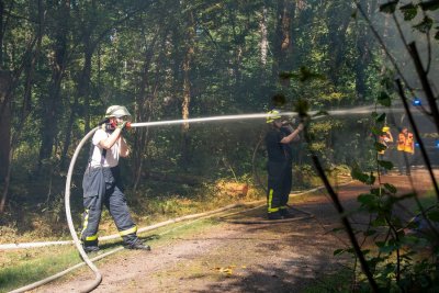Brennender Holzpolter sorgt für größeren Einsatz