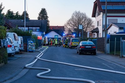 Dachstuhlbrand in Neuberg-Ravolzhausen