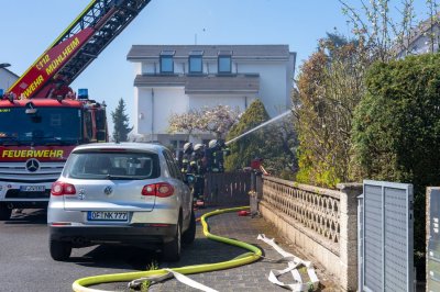 Dachstuhlbrand in Mühlheim am Main