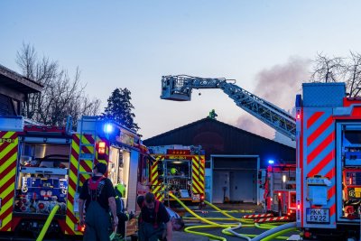 Dachstuhlbrand in Neuberg-Ravolzhausen