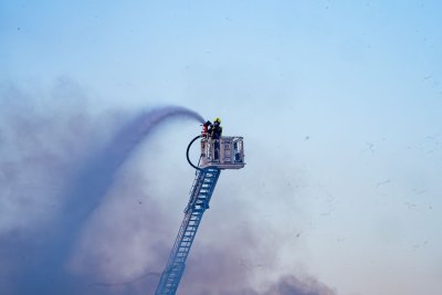 Dachstuhlbrand in Neuberg-Ravolzhausen