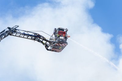 Dachstuhlbrand in Mühlheim am Main